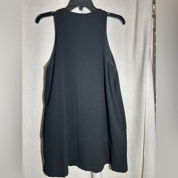 Floral Embroidered Black Dress - Picture 3 of 6